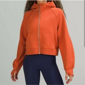 Lululemon Scuba Full-Zip in Canyon Orange